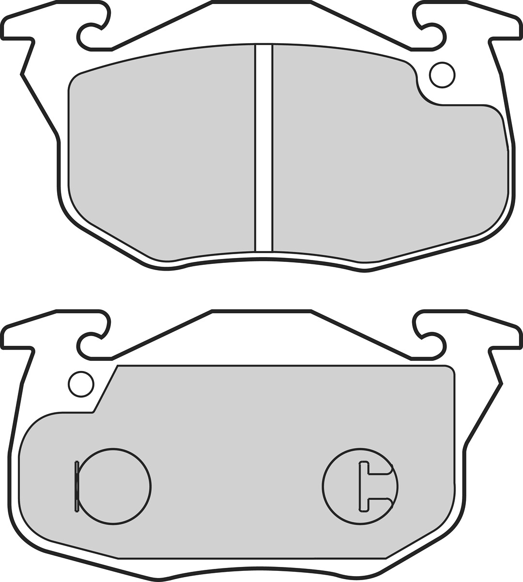 Jeu de 4 plaquettes de frein VALEO ref. 302650